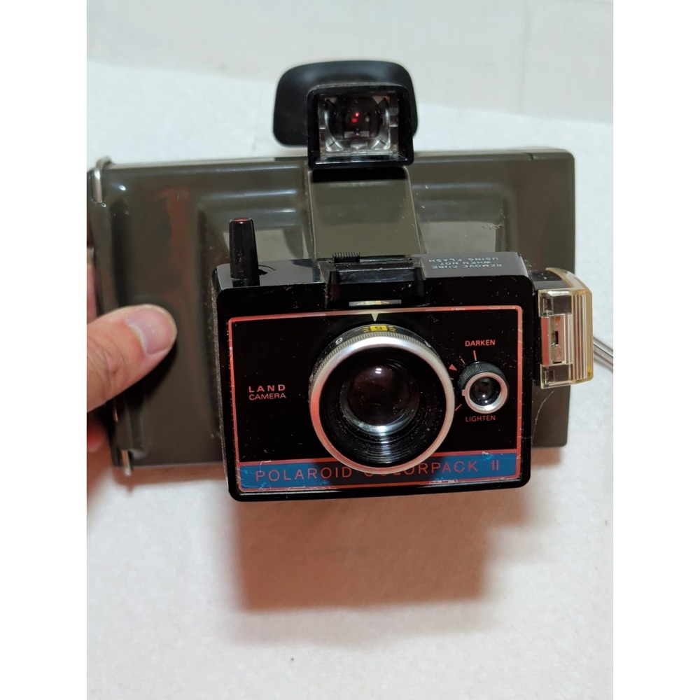 Vintage Polaroid Colorpack IV Land Camera w/ Box & Manual 1970s Untested